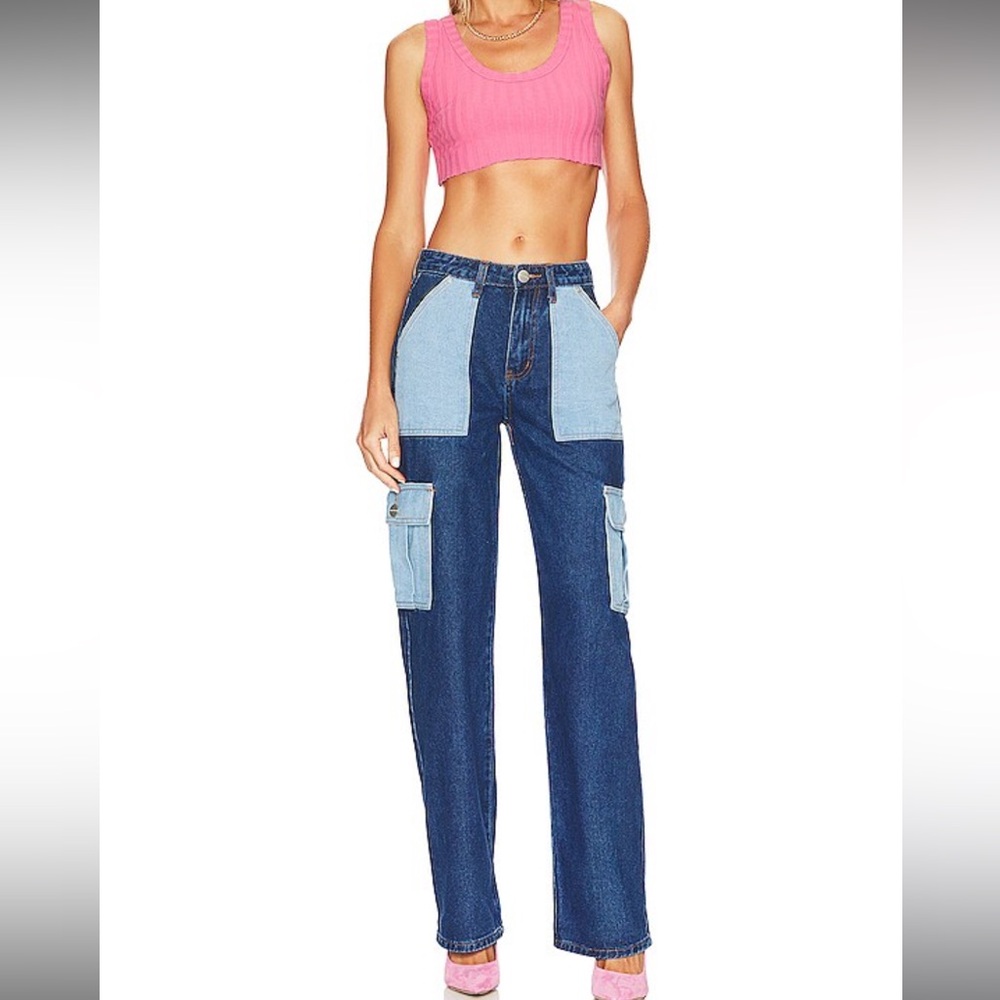 Super down denim pants - Picture 4 of 4
